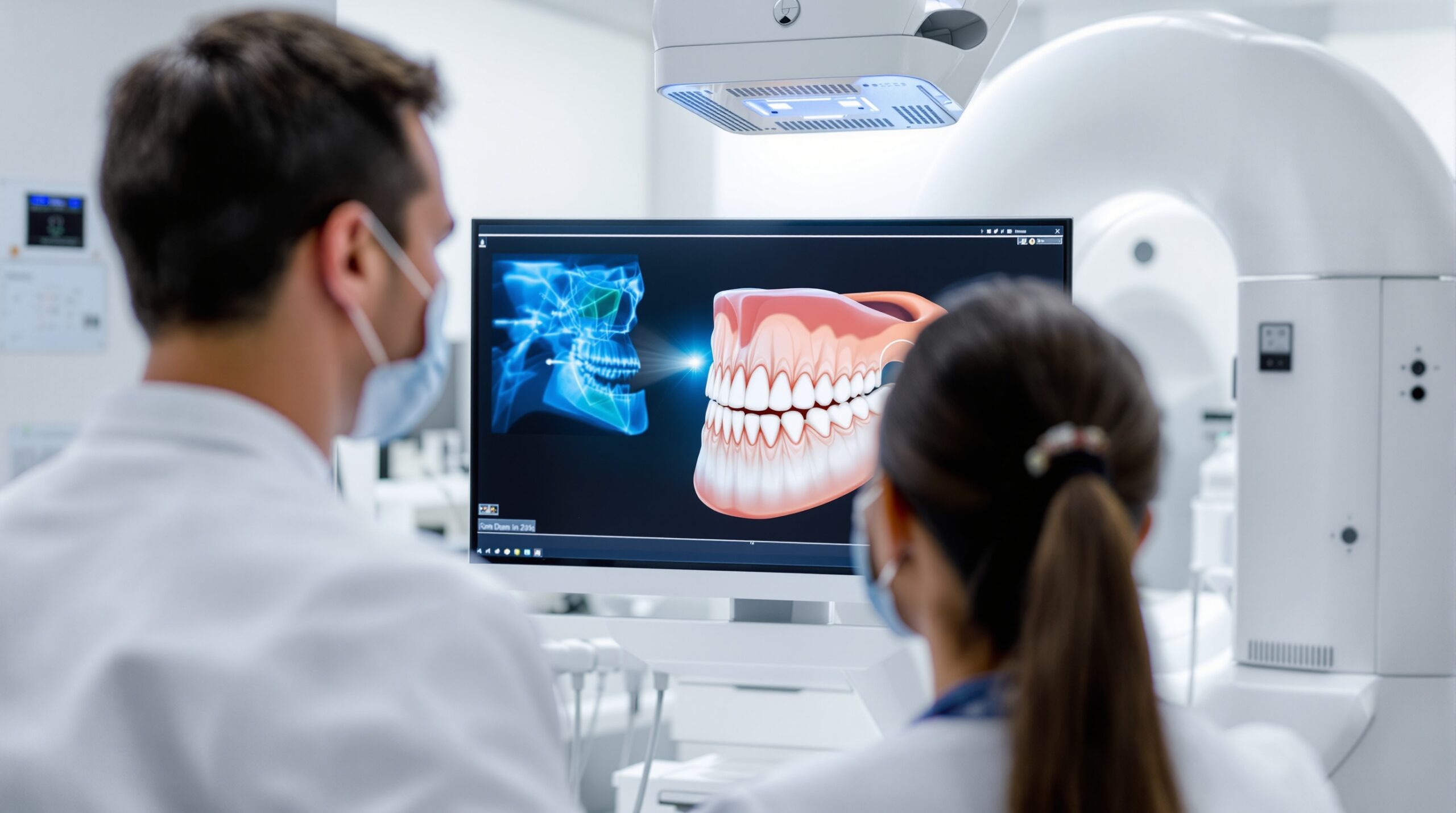 Modern dental clinic with digital X-ray technology