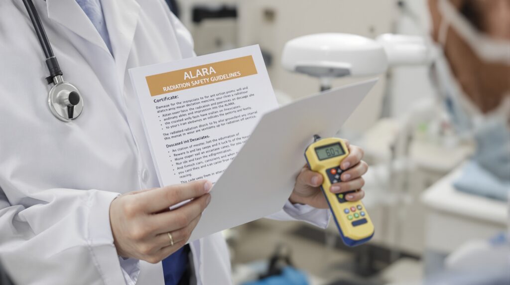 ALARA radiation safety guidelines