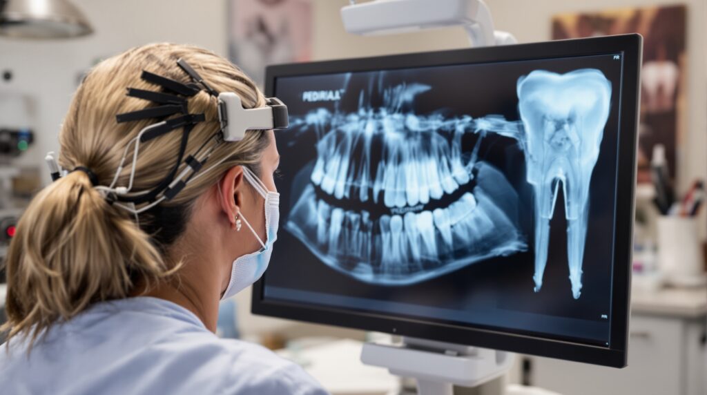 Proper periapical X-ray technique