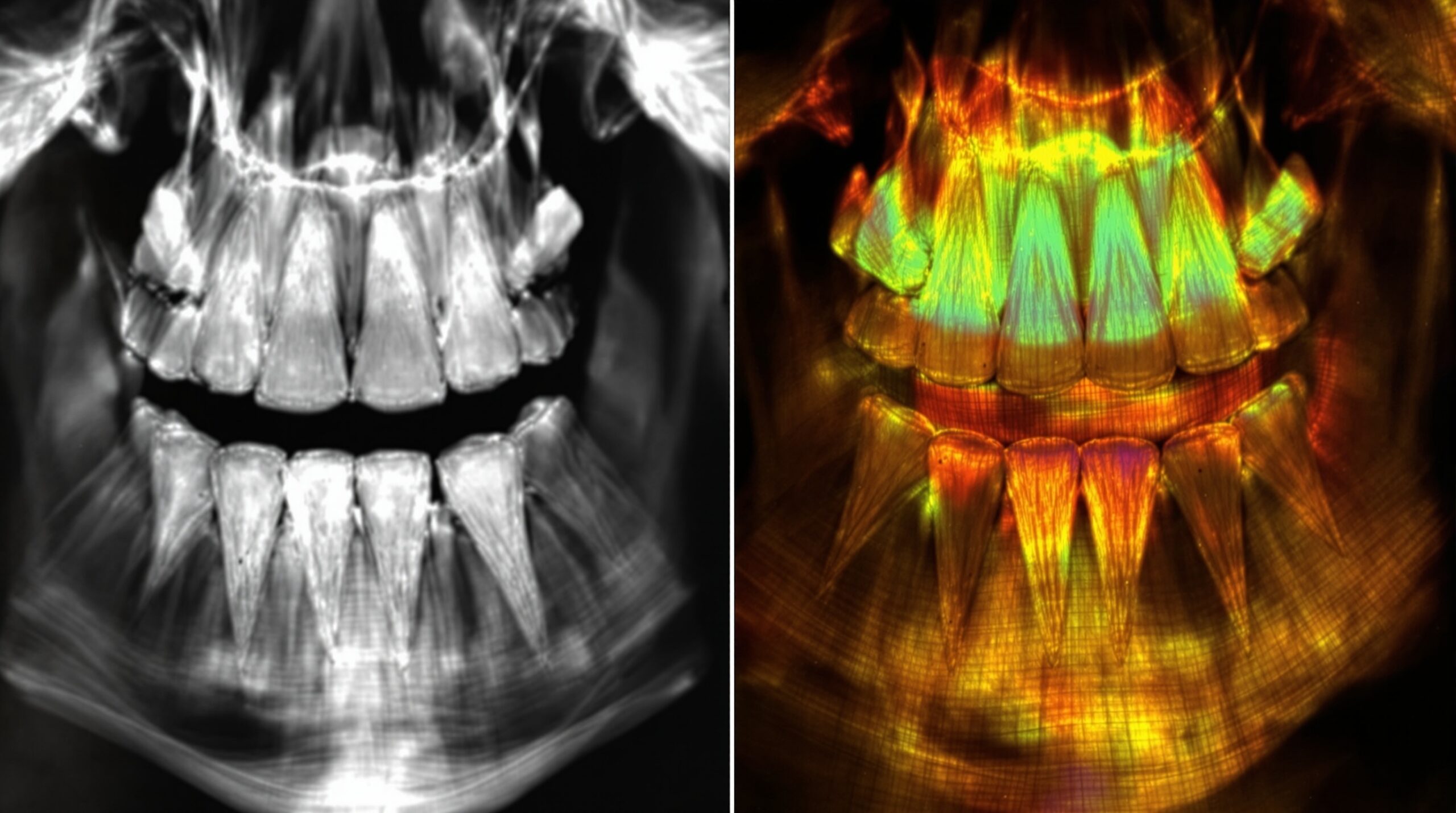 Comparison of traditional X-ray versus thermal imaging