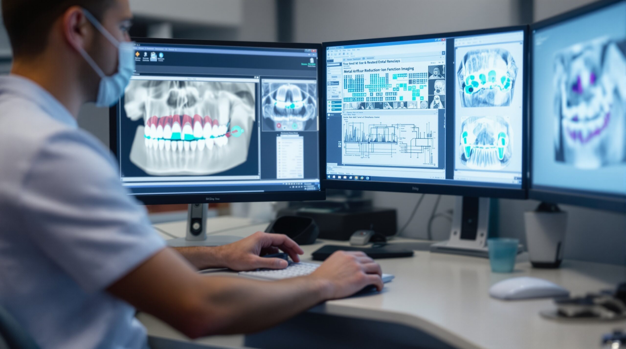 Advanced dental imaging software workstation