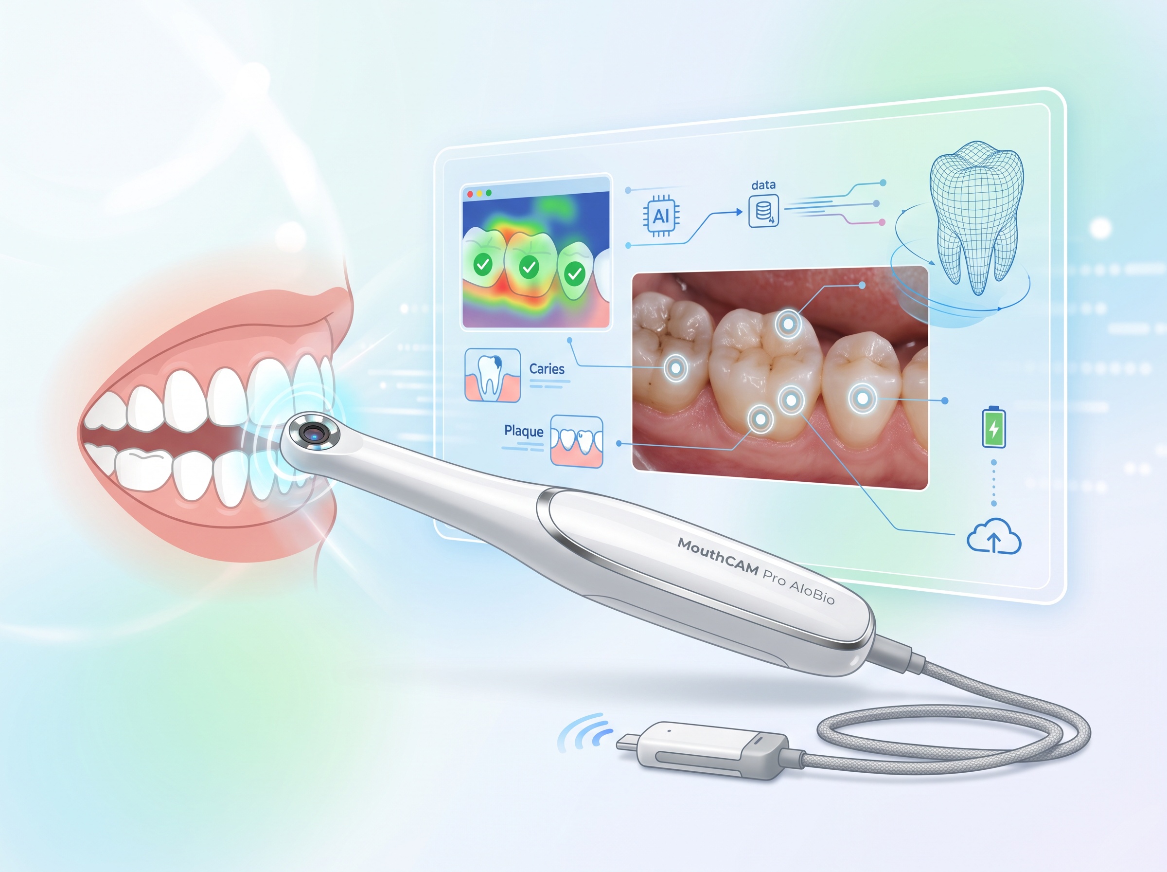 MouthCAM Pro AIoBio — concept image