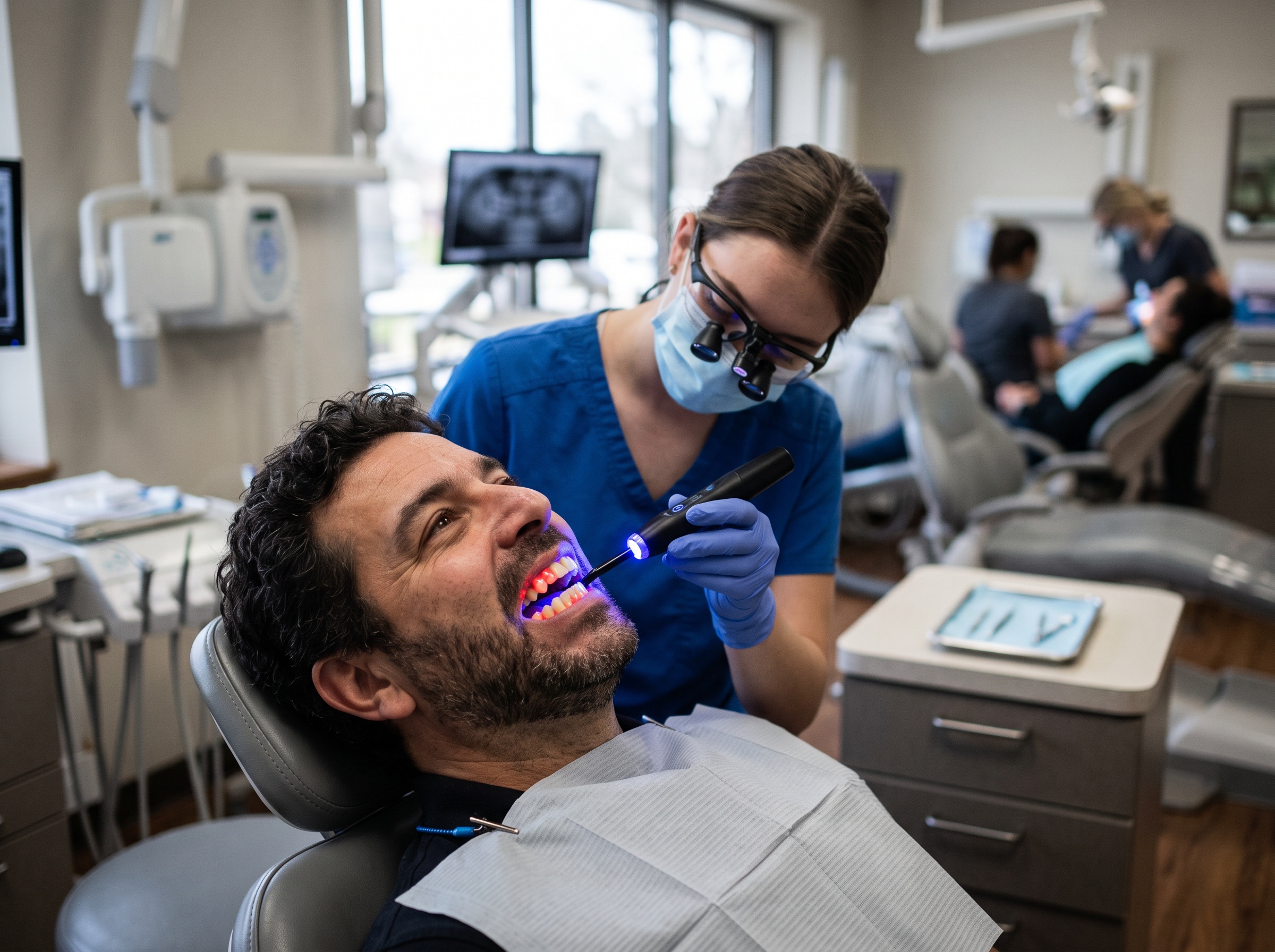 Red Fluorescence Plaque Detection — context image